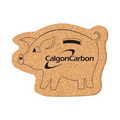 Pig Shape Cork Coasters